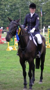 Finja und Drecoll - Vierte im Schl.-Holst. Nachwuchschampionat der Vielseitigkeitsreiter
