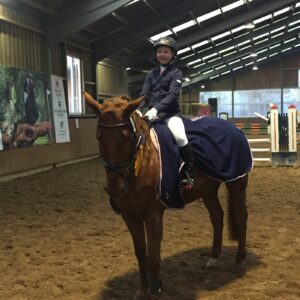 Siegerin im Stilspringen Klasse E : Liesa Marie Rüder