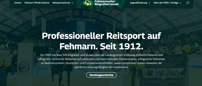 Mit dem heutigen Tag zieht unser Verein in das neue Reitsportzentrum ein und feiert Eröffnung. Und auch unsere Website zieht um und ist ab sofort unter www.frrv.org zu erreichen. www.frrv.org
